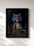 #noir Tableau de l'album Tiger Suit (Untamed Edition) de KT Tunstall, cadre noir, imprimé et encadré en France
