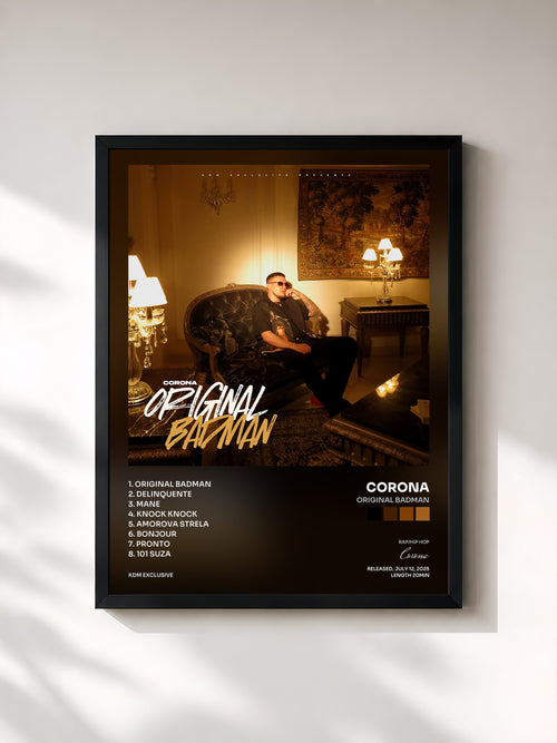 Corona · Original Badman — Affiche encadrée