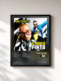 #noir Tableau de l'album Il disco finto de Two Fingerz, cadre noir, imprimé et encadré en France