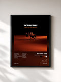 #noir Tableau de l'album Parked Car Conversations de Picture This, cadre noir, imprimé et encadré en France