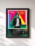 #noir Tableau de l'album Plan A (Special Edition) de Johannes Oerding, cadre noir, imprimé et encadré en France