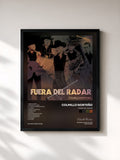 #noir Tableau de l'album Fuera del Radar de Colmillo Norteño, cadre noir, imprimé et encadré en France