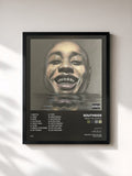 #noir Tableau de l'album BREAK THE SILENCE de Southside, cadre noir, imprimé et encadré en France