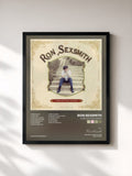 #noir Tableau de l'album Cobblestone Runway de Ron Sexsmith, cadre noir, imprimé et encadré en France