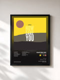 #noir Tableau de l'album How Dare You de Electric Six, cadre noir, imprimé et encadré en France