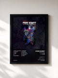 #noir Tableau de l'album hear things de Code Kunst, cadre noir, imprimé et encadré en France