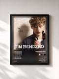 #noir Tableau de l'album Sag einfach ja de Tim Bendzko, cadre noir, imprimé et encadré en France