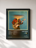 #noir Tableau de l'album Long Lost de Lord Huron, cadre noir, imprimé et encadré en France