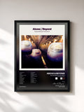 #noir Tableau de l'album Anjunabeats Volume 9 (Unmixed & DJ Ready) de Above & Beyond, cadre noir, imprimé et encadré en France