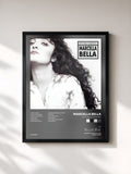 #noir Tableau de l'album Le Più Belle Canzoni de Marcella Bella, cadre noir, imprimé et encadré en France