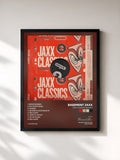 #noir Tableau de l'album Jaxx Classics Remixed de Basement Jaxx, cadre noir, imprimé et encadré en France