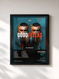 #noir Tableau de l'album GoodFellas de Jala Brat, cadre noir, imprimé et encadré en France