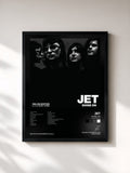 #noir Tableau de l'album Shine On (Deluxe Edition) de Jet, cadre noir, imprimé et encadré en France
