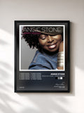 #noir Tableau de l'album Dance Vault Mixes - I Wasn't Kidding de Angie Stone, cadre noir, imprimé et encadré en France