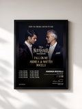 #noir Tableau de l'album Fall On Me (From Disney's "The Nutcracker And The Four Realms") de Andrea Bocelli, cadre noir, imprimé et encadré en France