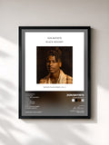 #noir Tableau de l'album Black Mozart de Jon Batiste, cadre noir, imprimé et encadré en France