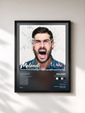 #noir Tableau de l'album Quítate las Gafas de Melendi, cadre noir, imprimé et encadré en France