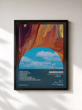 #noir Tableau de l'album Echolocations: Canyon de Andrew Bird, cadre noir, imprimé et encadré en France