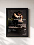 #noir Tableau de l'album Le cose da difendere de Nek, cadre noir, imprimé et encadré en France