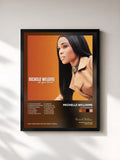 #noir Tableau de l'album Do You Know de Michelle Williams, cadre noir, imprimé et encadré en France