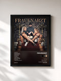 #noir Tableau de l'album XXX de Frauenarzt, cadre noir, imprimé et encadré en France