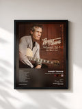 #noir Tableau de l'album Influence, Vol. 2: The Man I Am de Randy Travis, cadre noir, imprimé et encadré en France