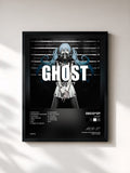 #noir Tableau de l'album GHOST de DECO*27, cadre noir, imprimé et encadré en France