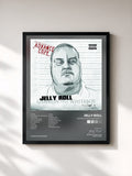 #noir Tableau de l'album Gamblin on a Whiteboy 4 de Jelly Roll, cadre noir, imprimé et encadré en France