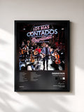 #noir Tableau de l'album Los dias contados (Deluxe edition) de Despistaos, cadre noir, imprimé et encadré en France
