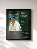 #noir Tableau de l'album The Complete United Artist Sessions de Bing Crosby, cadre noir, imprimé et encadré en France