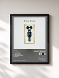 #noir Tableau de l'album Bishop Briggs de Bishop Briggs, cadre noir, imprimé et encadré en France