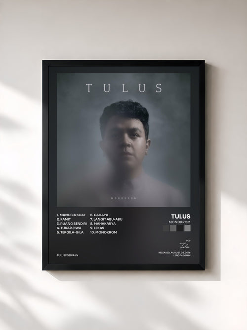 Tulus · Monokrom — Affiche encadrée