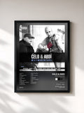 #noir Tableau de l'album Mietwagentape (Remastered) de Celo & Abdi, cadre noir, imprimé et encadré en France