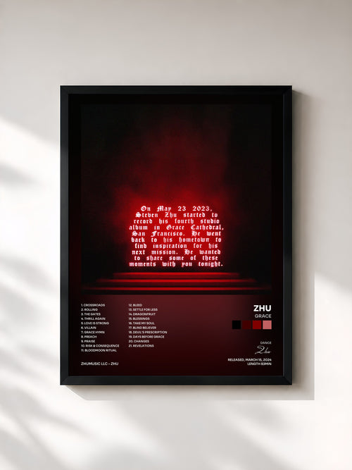 Zhu · GRACE — Affiche encadrée