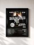 #noir Tableau de l'album Feed The Streets: Special Delivery de Yo Gotti, cadre noir, imprimé et encadré en France