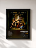 #noir Tableau de l'album De Vuelta Y Vuelta de Jarabe de Palo, cadre noir, imprimé et encadré en France