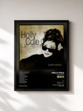 #noir Tableau de l'album Dark Moon de Holly Cole, cadre noir, imprimé et encadré en France
