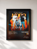 #noir Tableau de l'album Modo Repeat de Felipe Amorim, cadre noir, imprimé et encadré en France