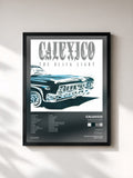 #noir Tableau de l'album The Black Light (20th Anniversary Edition) de Calexico, cadre noir, imprimé et encadré en France