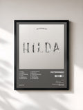 #noir Tableau de l'album Hilda de HotSpanish, cadre noir, imprimé et encadré en France