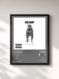 #noir Tableau de l'album In Due Time de K Camp, cadre noir, imprimé et encadré en France