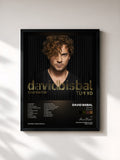#noir Tableau de l'album Tú Y Yo (Gold Edition) de David Bisbal, cadre noir, imprimé et encadré en France