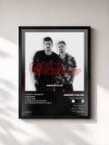#noir Tableau de l'album Cadê o vencedor? de André e Felipe, cadre noir, imprimé et encadré en France