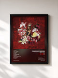 #noir Tableau de l'album Fancy That de PinkPantheress, cadre noir, imprimé et encadré en France