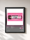 #noir Tableau de l'album Pink Tape - f(x) The 2nd Album de F(x), cadre noir, imprimé et encadré en France