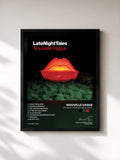 #noir Tableau de l'album Late Night Tales: Nouvelle Vague de Nouvelle Vague, cadre noir, imprimé et encadré en France