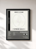 #noir Tableau de l'album Journeys to Glory (Special Edition) de Spandau Ballet, cadre noir, imprimé et encadré en France