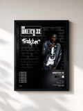#noir Tableau de l'album Traktor de Wretch 32, cadre noir, imprimé et encadré en France