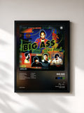 #noir Tableau de l'album Not Bad de Big Ass, cadre noir, imprimé et encadré en France