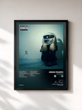 #noir Tableau de l'album drowning de Jessie Murph, cadre noir, imprimé et encadré en France